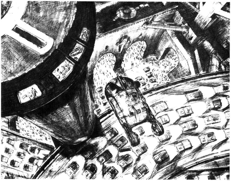 Illustration for article titled Blade Runner Sketchbook takes you back to the neo-noir future
